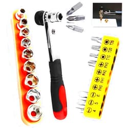 Uayeatye Socket Wrench Set 20 PCS- 1/4
