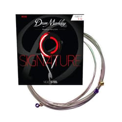 Dean Markley Electric Guitar Strings Nickel Steel Signature 6 String Set. Nickel Wound Guitar Strings Custom Light, Soft Electric Guitar Strings for a Superior Tone and Sustainability, 9-46, 2508 Custom Light Gauge