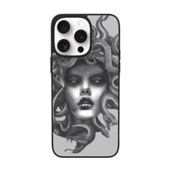 YIMBEOM Compatible with iPhone 15 Pro Case, (TPU + Acrylic) Protective Cover Shockproof Anti-Scratch Phone Case 6.1” - Medusa Series