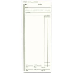 Tops Acroprint/Amano/Cincinnati/Lathem Time Card, Weekly, 3 3/8 x 8 1/4, 500/Box