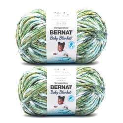 Bernat Baby Blanket Mossy Path Yarn - 1 Pack