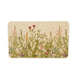 Artoid Mode Wildflower Spring Floral Doormat, Flowers Summer Home Decor Low-Profile Switch Rug Door Mat Floor Mat for Indoor Outdoor 17x29 Inch