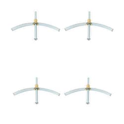 PZRT 4PCS Piece Repairer Type 86 Switch and Socket Concealed Box Fastening Repair Remedy Rod Wall Electrical Box Repair Tool With Screws