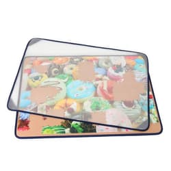 Tektalk Jigsaw Puzzle Board with Puzzle Dustproof Cover Up to 1500 Pieces (Khaki)