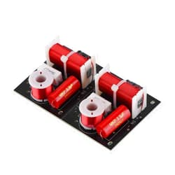 Serounder 2 Way Audio Speaker Frequency Divider Module Treble Bass Hi-Fi Audio Crossover Filter Distributor Board for DIY Speaker