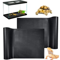 Mechpia 2 Pack Reptile Carpet, Bearded Dragon Tank Accessories Bedding Reptile Mat Terrarium Substrate Liner Tank Flooring Habitat for Gecko, Snake, Tortoise, Lizard Iguana (18