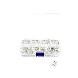 Generic Hesai Non-Insulated Wire Connector Ferrules Electrical Cable Terminal Copper Bare Tinned Crimp Terminal 0.5mm2-6mm2 22-10 AWG - (Color: Beige)