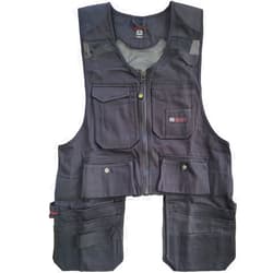 Tiger Trends Men Work Vest Pockets Utility Tool Pro