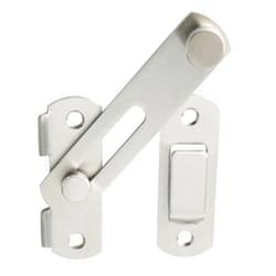 Alise 4 inch Flip Latch Gate Latches, Safety Door Lock for Barn Wood Fence Sliding French Doors,Heavy Duty SUS304 Stainless Steel Gate Hardware Brushed Nickel MS9500-LS