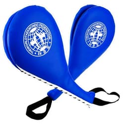 Nicunom 2 Pack Taekwondo Kick Pads, Durable Striking Pad Target TKD Karate Martial Arts Strike Targets Kickboxing Training, Blue
