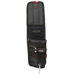 McGuire-Nicholas Quad Series Tool Sleeve | Durable Tool Storage with Snap Hook Attachments | Attach to Front Pocket, Back Pocket, Belt Loop or Waistband, Black/Gray - 810-Q