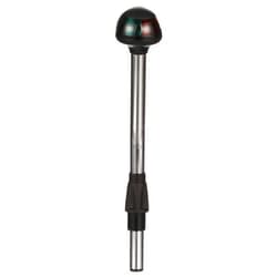 Attwood 5091-10-7 Bi-Color Stowaway 1-Mile Sidelights, 10-Inch Angled Pole, 225-Degree Visibility for Boats Up to 39.4 Feet