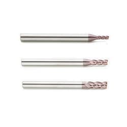 JIANXING 2mm 3mm 4mm Carbide Square End Mill Set,4 Flute Cutting Tools,HRC 55 Deg,Tialn Coating,Straight Shank Square Nose End Mills Cutter,CNC Router Bits, Used in Alloy Steels/Hardened Steels(1 Set)