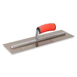 MARSHALLTOWN WALBOARD TOOLS 16 x 5 Inch Stainless Steel Plastering Trowel, Soft Handle, 046-016