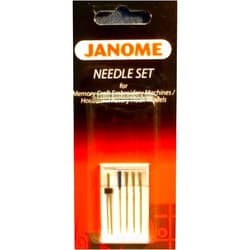 Janome Needle Set for Memory Craft Emb Machines/ Horizontal Rotary Hook Models