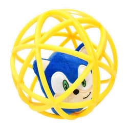 Multipet Sonic Cage Ball with Bell Cat Toy