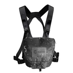 GAIARENA G GAIARENA Binocular Harness Chest Pack, Waterproof Bino Harness with Rangefinder Pouch for 12x42 Binoculars Bino Chest Harness Adjustable Binocular Chest Pack for Hunting Hiking (Mid Size)