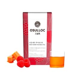 OSULLOC Sweet Berry Rooibos Tea, Herbal & Fruit Tea Blend, Premium Blended Tea from Jeju, Tea Bag Series 20 count, 1.06 oz, 30g