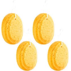 Boao 4 Pieces Soft Bath Sponge Exfoliating Shower Foam Body Sponge Exfoliating Soothing Sponge for Bathroom Supply