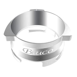 BLUCO Coffee Dosing Funnel 54mm Espresso Coffee Accessories Hands-Free with Aluminium for Sage Breville 8 Series Portafilter (54MM, silver)