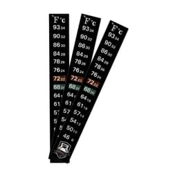 Fermentaholics 3 Pack Fermentation Adhesive Strip Thermometer - Wide Range 46-93 F - Displays Temperature in Degrees & Celsius and Fahrenheit - Accurate - Great for Kombucha, Beer, Wine, Vegetable Fermentation