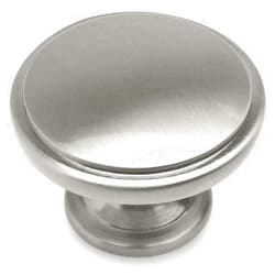 Cosmas 10 Pack - Cosmas 4306SN Satin Nickel Cabinet Hardware Oversized Round Knob - 1-1/2