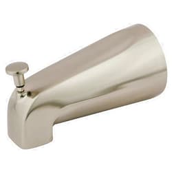 Kingston Brass K189A8 Designer Trimscape Showerscape 5-Inch Zinc Tub Spout with Diverter, Brushed Nickel