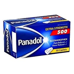 Panadol Extra Strength 500mg 50 ea 1 Pack