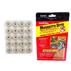 Summit...responsible solutions Summit 20-Pack Mosquito Dunk & Summit 116-12 Quick Kill Mosquito Bits, 8-Ounce