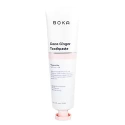 Boka Coco Ginger Toothpaste - Nano-Hydroxyapatite for Remineralizing and Sensitivity, Fluoride-Free I Dentist Recommended, Made in USA I 4oz