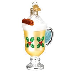 Old World Christmas Eggnog Blown Glass 2020 Unique Christmas Ornaments for Christmas Tree Decorations