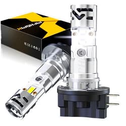 XWQHJW H11B Compatible for Kia Optima Sportage Forte Soul/Hyundai Elantra Santa Fe Sonata Light Bulbs, H11B Low Beam or Fog Lights, 32000 Lumens 500% Brightness, Powersports Bulbs, 2-Pack