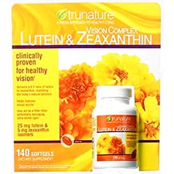 Trunature Lutein and Zeaxanthin Softgels, 140 Count (2 Packs)