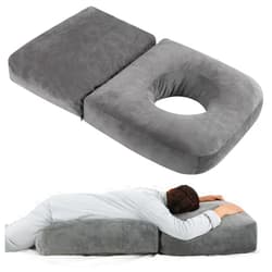 Meecoo Spring Pregnancy Belly Pillow for Sleeping, 45.3 Inch Pregnancy Massage Pillow Full Body with Removable Cover - Support for Back, Legs, Belly, HIPS for Pregnant Women