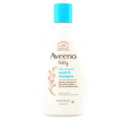 Aveeno Baby Wash & Shampoo for Hair & Body, Tear-Free, Fresh, 8 Oz