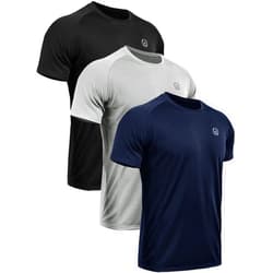 NELEUS Men's Dry Fit Mesh Athletic Shirts