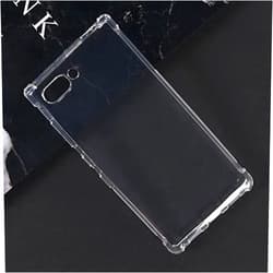Shantime BlackBerry Key 2 Case, Scratch Resistant Soft TPU Back Cover Shockproof Silicone Gel Rubber Bumper Anti-Fingerprints Full-Body Protective Case Cover for BlackBerry Key 2 LE (Transparent)