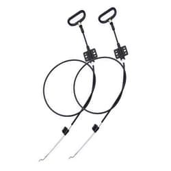 TKMOS 2 Pieces Recliner Release Cable Replacement D-Ring Pull Handle, Exposed Length 4.75