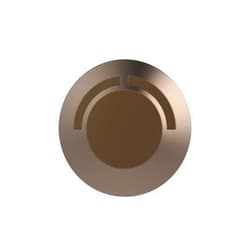 WAC Lighting WAC Landscape Lighting, LED 2in 12V Round Beveled Single Directional Top Surface Mounted Indicator Light 3000K Warm White Built-in LED in Stainless Steel Coated with Bronze
