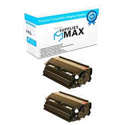SuppliesMAX Compatible Replacement for Dell 2330D/2330DN/2350D/2350DN Toner Cartridge (2/PK-6000 Page Yield) (330-2667_2PK)