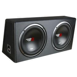 Cerwin Vega Mobile CV CERWIN-VEGA! XED Dual 12 Inch Subwoofers Car Audio System - High Power 450W RMS Peak, 2 Ohm, Robust MDF Vented Enclosure, Superior Bass Performance for Car Audio Enthusiasts XE12DV