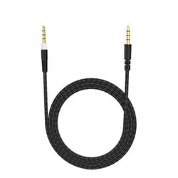 Toeasor 3.5mm Audio Jack Stereo Cloud Alpha Cable Aux Cord Game Headset Cable Wire Compatible with HyperX Kingston Cloud Alpha and Cloud Mix Gaming Headset, 5ft (No Mic)
