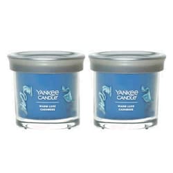 Yankee Candle Small Tumbler Scented Single Wick Jar Candle, Warm Luxe Cashmere, Over 20 Hours of Burn Time, 4.3 Ounce (Pack of 2)