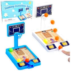 Zasnynua 2 PACK Basketball Game Toys, Tabletop Basketball Shooting Game for Kids and Adults, Desk Games for Office for Adult to Reduce Stress, Basketball Party Favors Classroom Prizes for Boys Girls