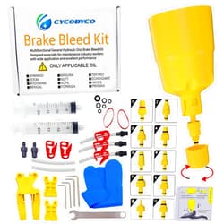 CYCOBYCO Brake Bleed Kit,Bicycle Hydraulic Disc Brake Mineral Oil Bleed Kit for Shimano,SRAM,AVID,MAGURA,TEKTRO,Hayes Compatible with All Models