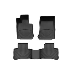WeatherTech FloorLiner HP Custom Fit Floor Mats for Mercedes AMG GLC 43, AMG GLC 43 SUV, AMG GLC 63, AMG GLC 63 Coupe, AMG GLC 63 S, AMG GLC 63 S Coupe - 1st & 2nd Row (44898-1-2IM), Black