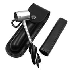BENGKU Bushcraft Hand Auger Wrench Settlers Wrench, Scotch Eye Wood Auger Gear & Manual Drill Peg Hand Tools for Bushcrafting & Camping