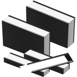 ReliThick 50 Pack C Channel Magnetic Label Holders 4 x 1 Inch Magnetic Labels for Metal Shelving with Protective Films and Replacement Strips for Metal Racks and Shelves Whiteboard File Cabinet