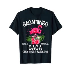Flamingo Lover Family Clothing Co. Gagamingo Like A Normal Gaga Flamingo Lover Grandmother T-Shirt