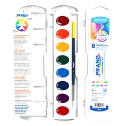Prang Color Wheel Watercolor Paint Set, 8 Colors, 1 Count X00820